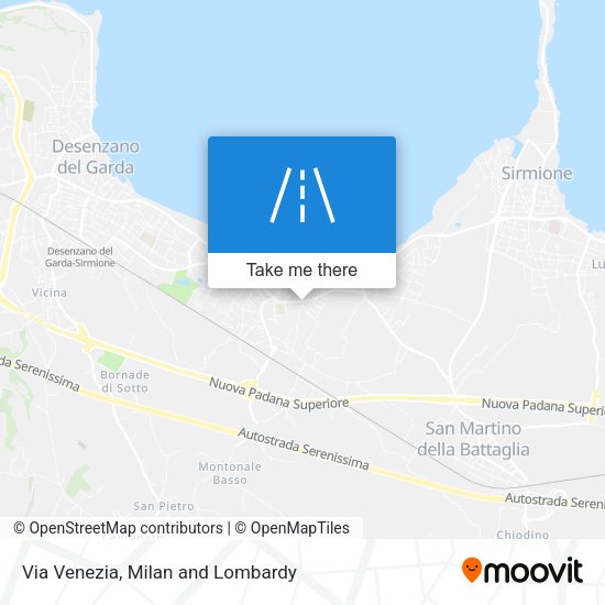 Via Venezia map