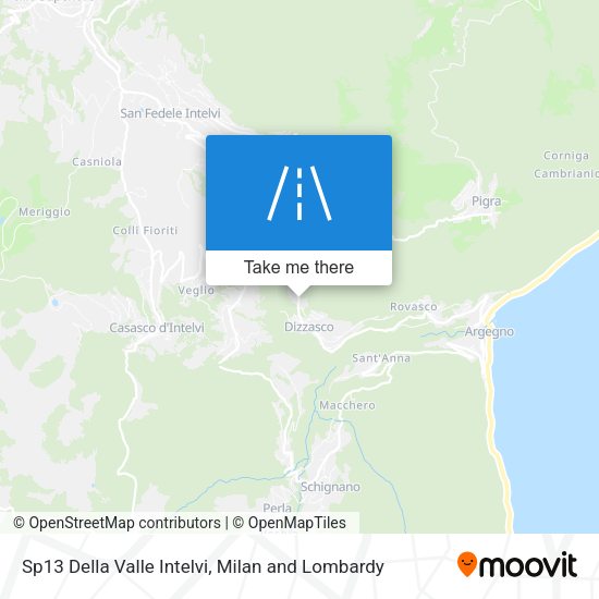 Sp13 Della Valle Intelvi map