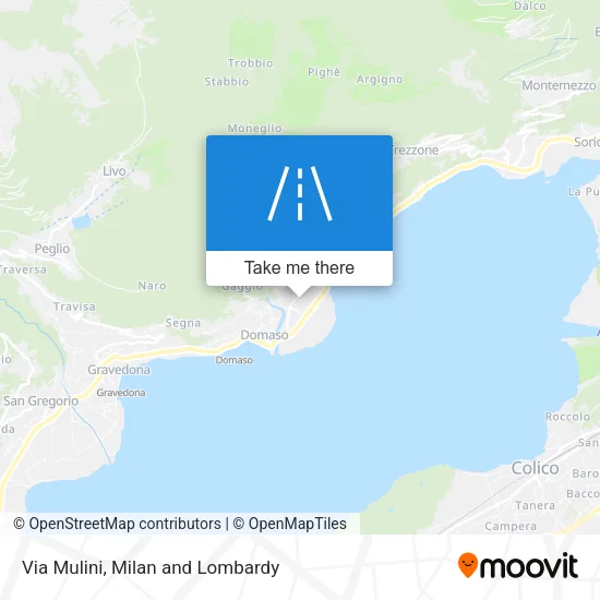 Via Mulini map