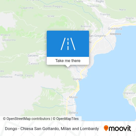 Dongo - Chiesa San Gottardo map