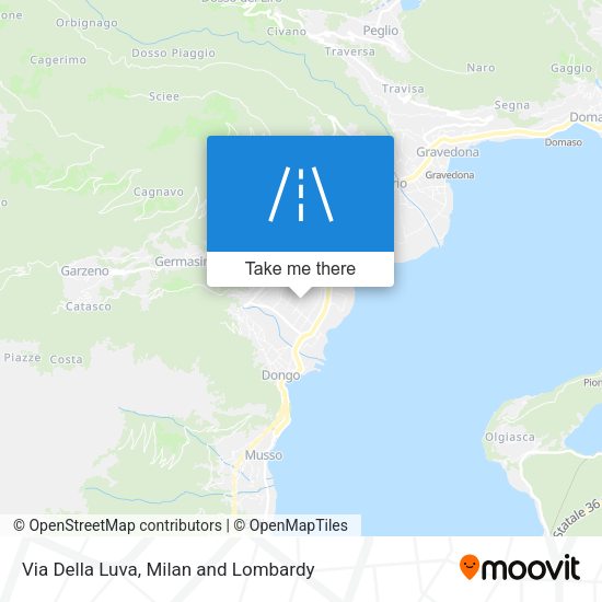 Via Della Luva map