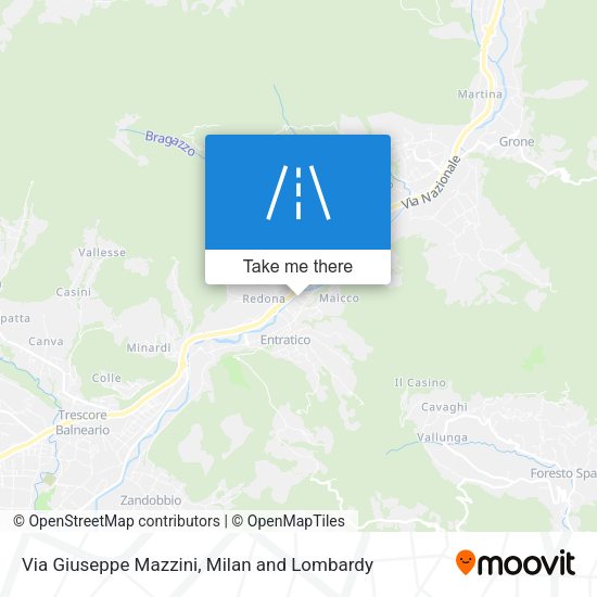 Via Giuseppe Mazzini map