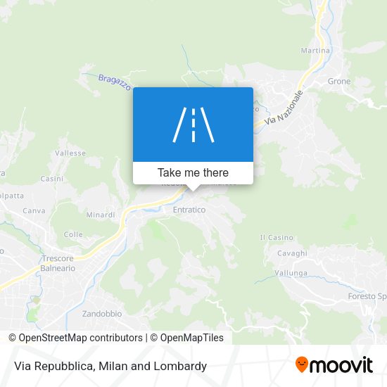 Via Repubblica map
