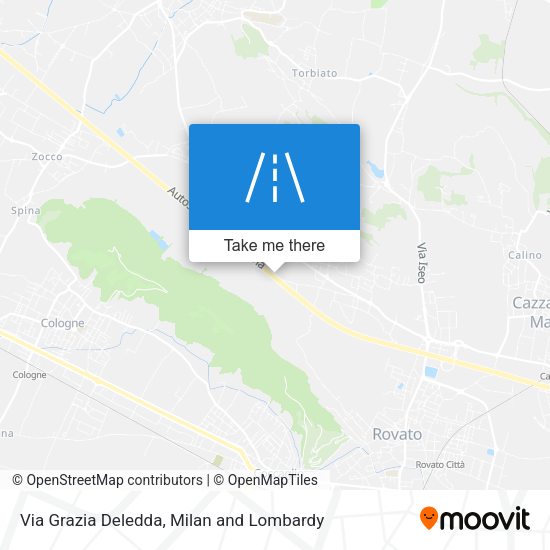 Via Grazia Deledda map