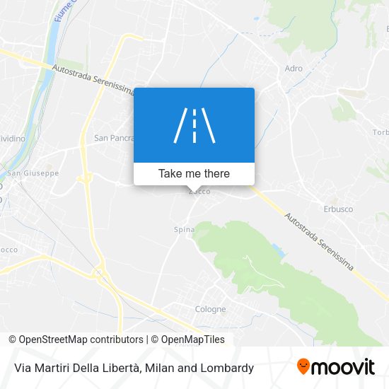 Via Martiri Della Libertà map