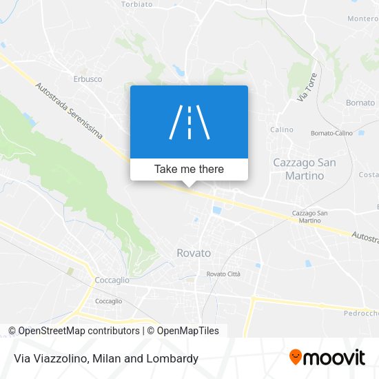 Via Viazzolino map