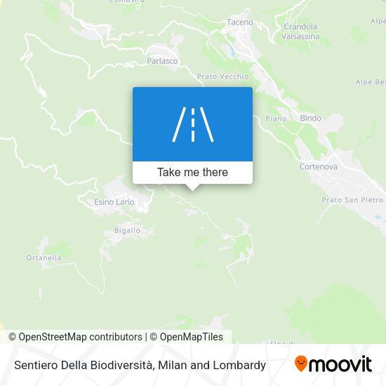 Sentiero Della Biodiversità map