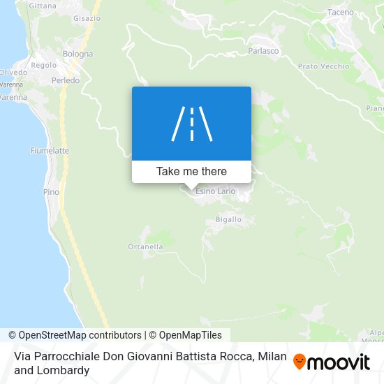 Via Parrocchiale Don Giovanni Battista Rocca map