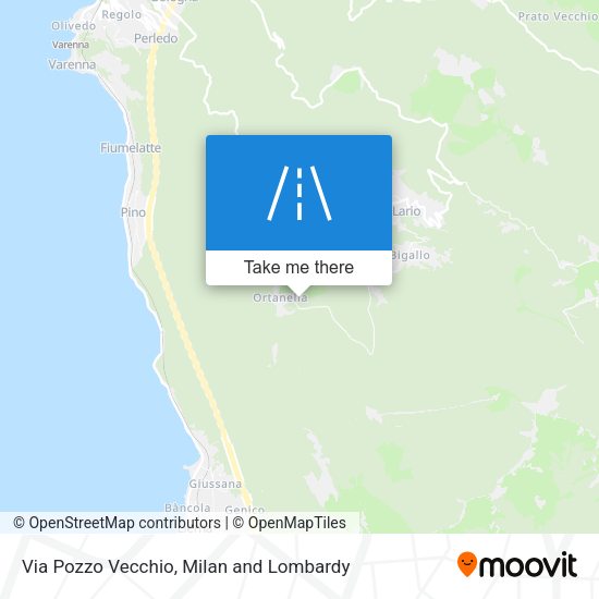 Via Pozzo Vecchio map