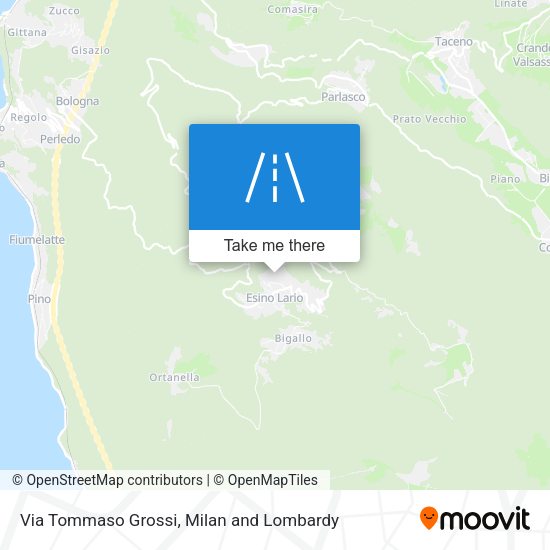 Via Tommaso Grossi map