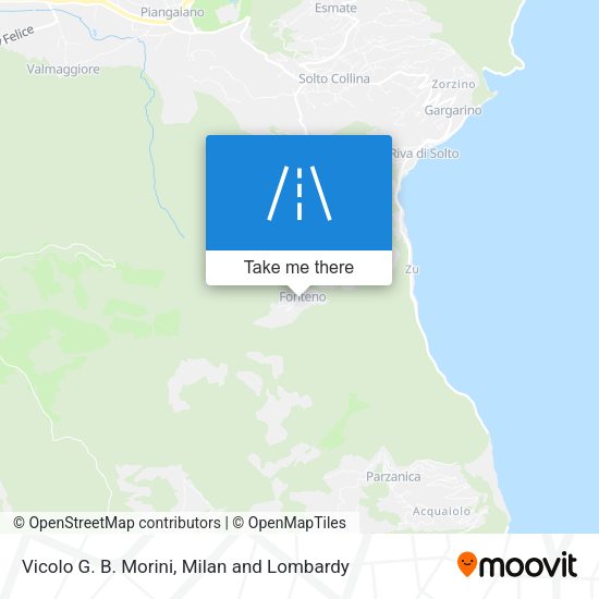 Vicolo G. B. Morini map