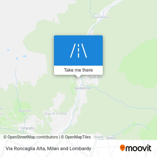 Via Roncaglia Alta map