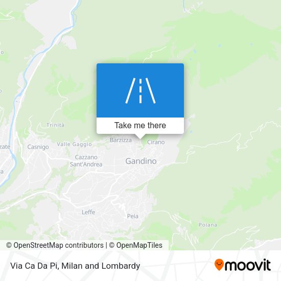 Via Ca Da Pi map