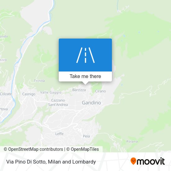 Via Pino Di Sotto map