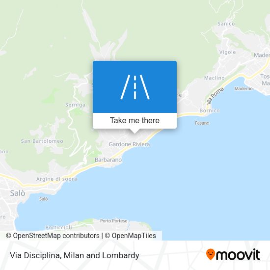 Via Disciplina map
