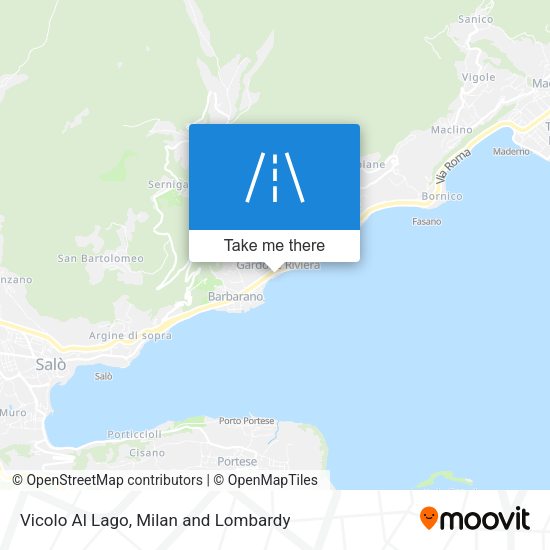 Vicolo Al Lago map