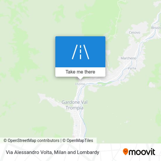 Via Alessandro Volta map