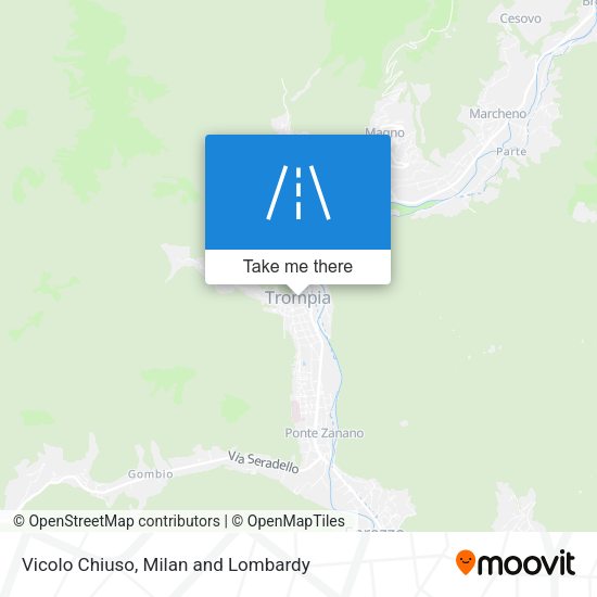 Vicolo Chiuso map