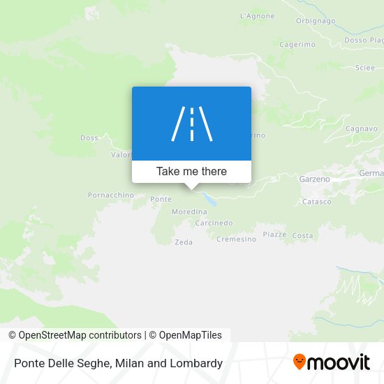 Ponte Delle Seghe map