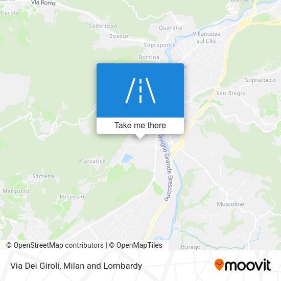 Via Dei Giroli map
