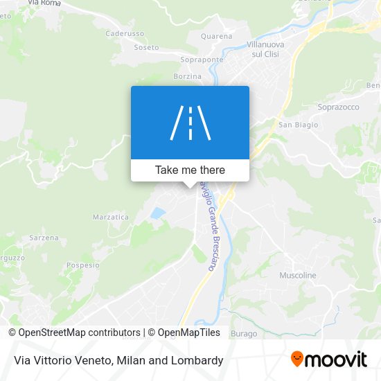 Via Vittorio Veneto map