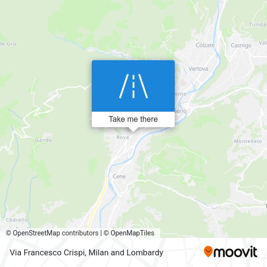 Via Francesco Crispi map