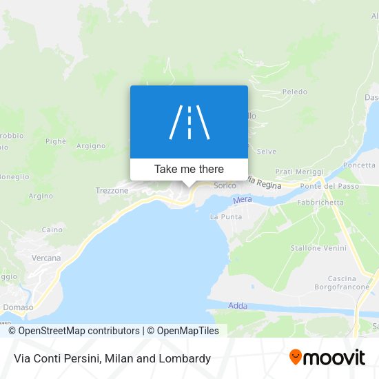 Via Conti Persini map
