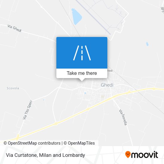 Via Curtatone map