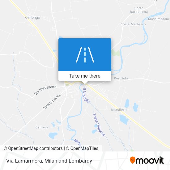 Via Lamarmora map