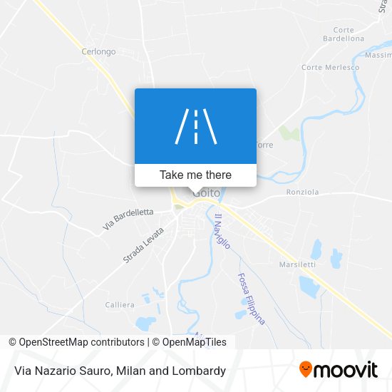 Via Nazario Sauro map