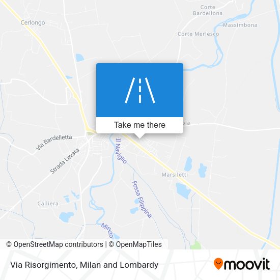 Via Risorgimento map