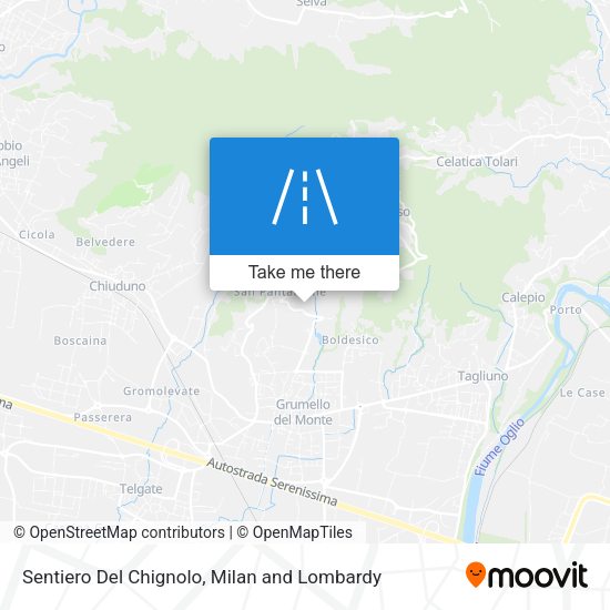 Sentiero Del Chignolo map