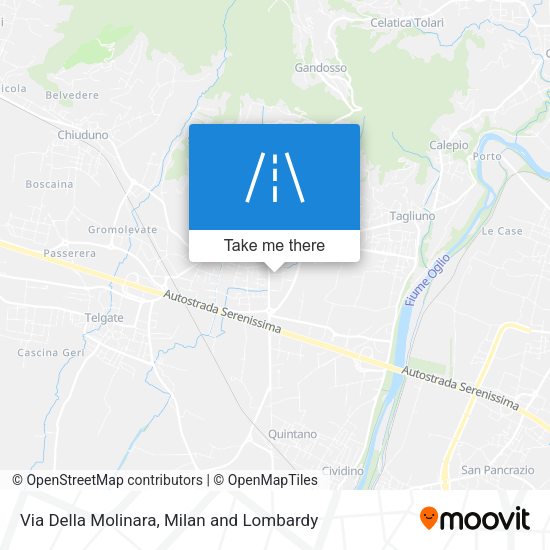 Via Della Molinara map