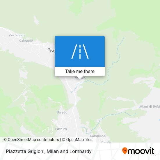 Piazzetta Grigioni map