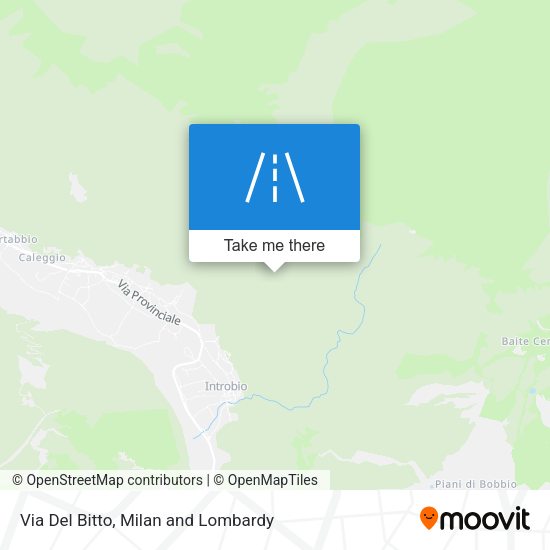 Via Del Bitto map