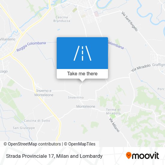 Strada Provinciale 17 map