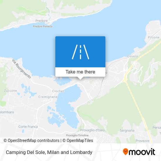 Camping Del Sole map