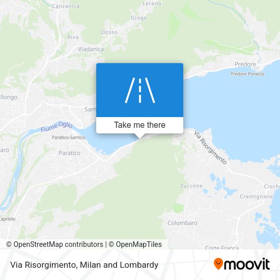 Via Risorgimento map