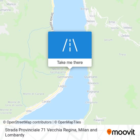 Strada Provinciale 71 Vecchia Regina map