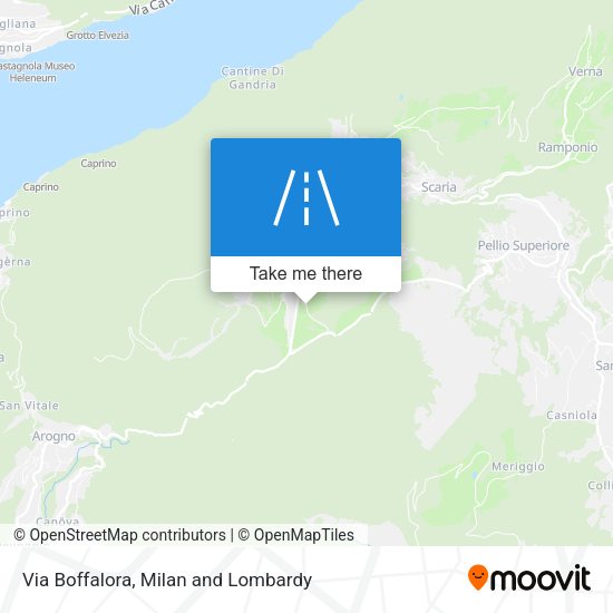 Via Boffalora map