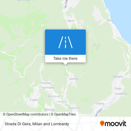 Strada Di Gera map
