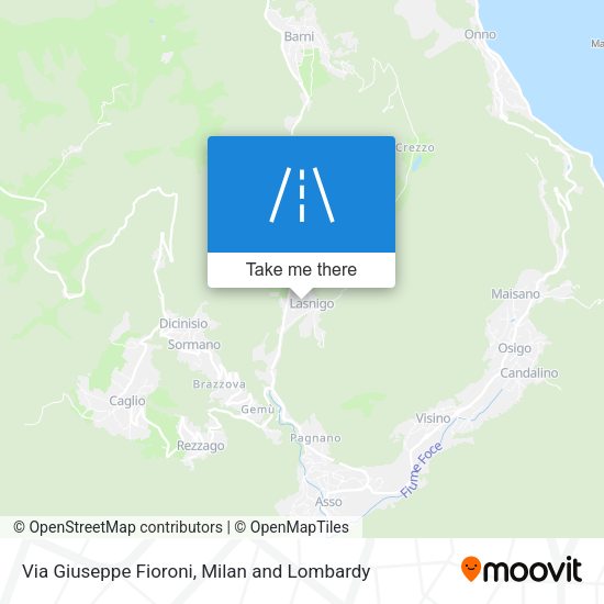 Via Giuseppe Fioroni map