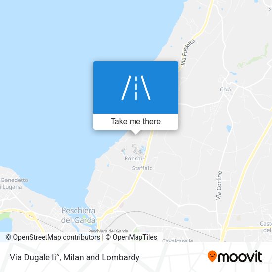 Via Dugale Ii° map
