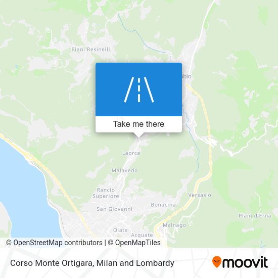 Corso Monte Ortigara map