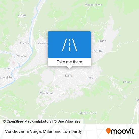 Via Giovanni Verga map