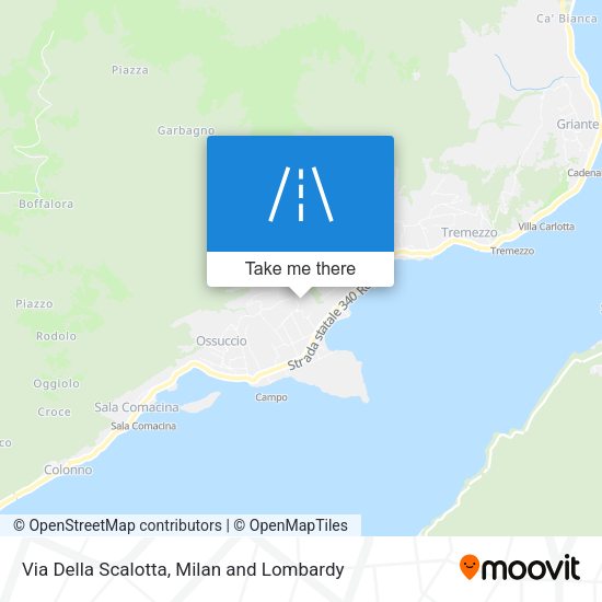 Via Della Scalotta map