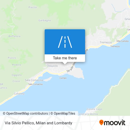 Via Silvio Pellico map