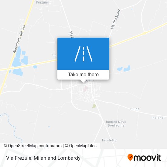Via Frezule map