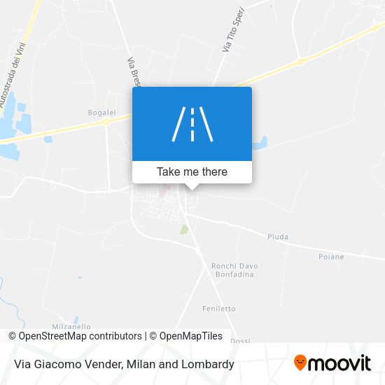 Via Giacomo Vender map