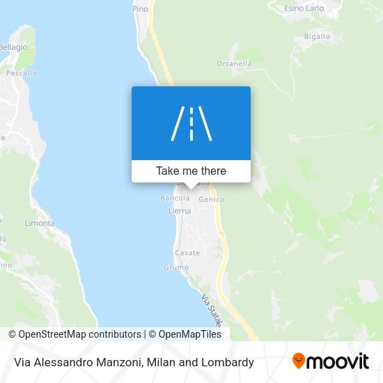 Via Alessandro Manzoni map